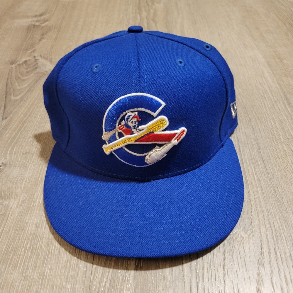 Columbus Jets Minor League Baseball MiLB - Blue - New Era 59Fifty Hat (6 7/8)